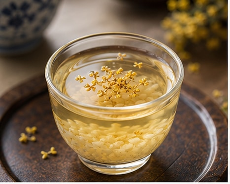 米酒桂花饮 成品图