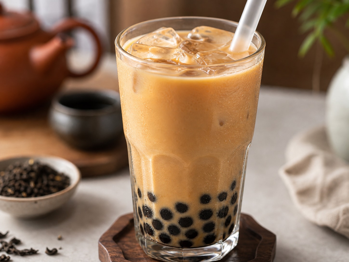 珍珠奶茶最终成品展示图