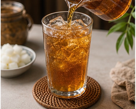 冬瓜茶步骤5:装杯完成