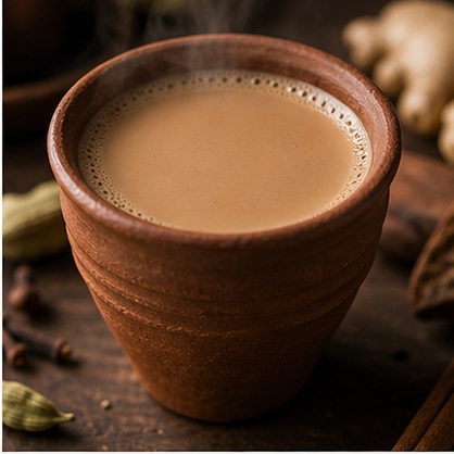 马萨拉奶茶最终成品展示图