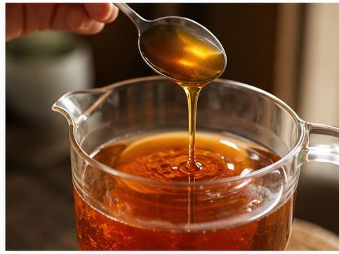 冰茶 Teh Es步骤3:加入奶或风味