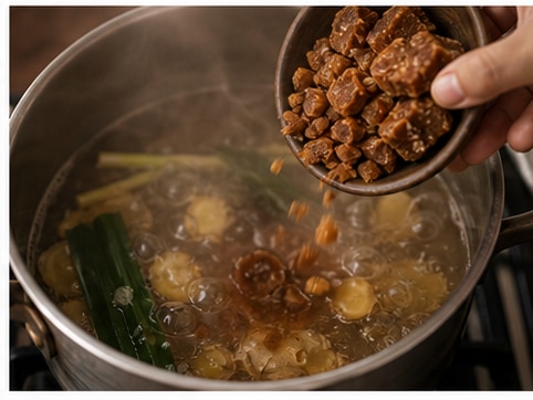 Wedang Jahe步骤3:混合调味