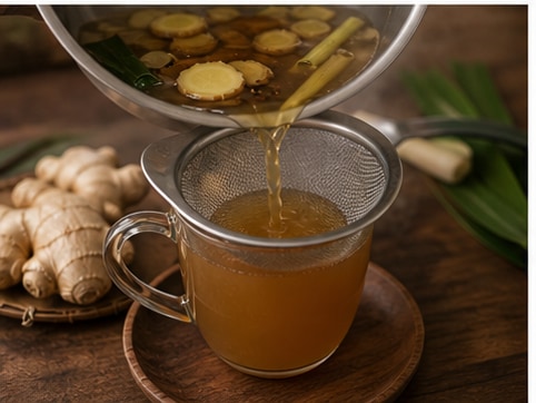 Wedang Jahe步骤4:加冰冷却