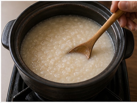 甘酒步骤3：摇合或搅拌
