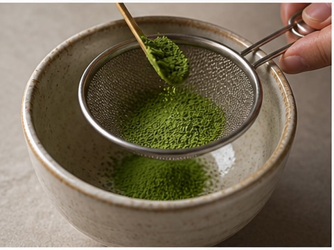 抹茶步骤1:准备茶底
