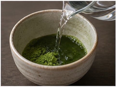 抹茶步骤2:冲泡或煮茶