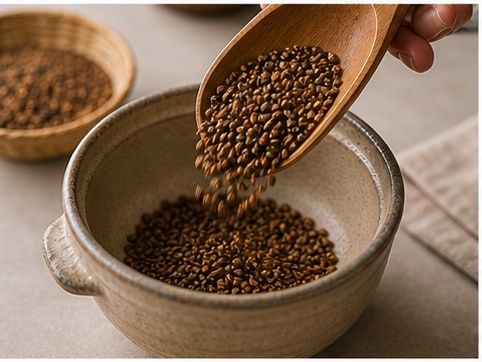 麦茶步骤1：准备茶底