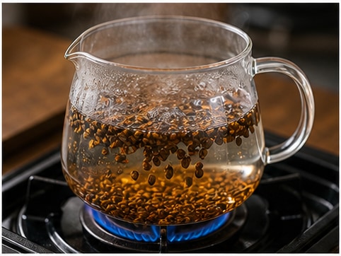 麦茶步骤2：冲泡或煮茶