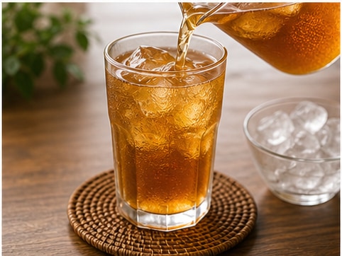麦茶步骤5：装杯完成