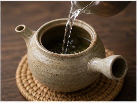 玄米茶步骤2:冲泡或煮茶