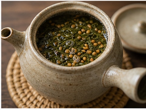 玄米茶步骤3:加入奶或风味