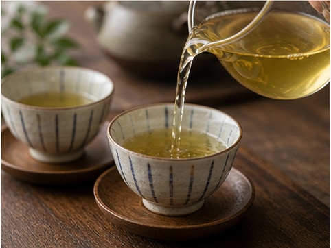 玄米茶步骤5:装杯完成