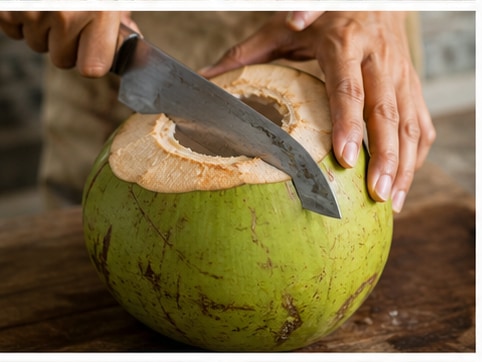 Buko Juice步骤1：准备材料