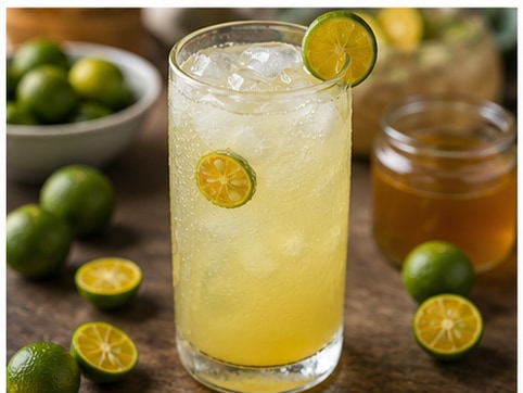 Calamansi Juice步骤5：装饰完成