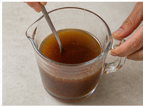 Sago at Gulaman步骤3：混合调味