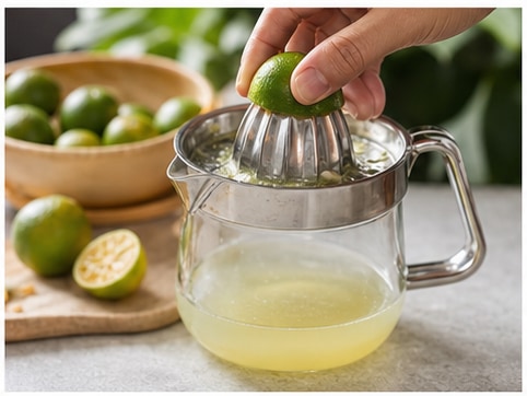 酸柑汽水步骤2:提取风味