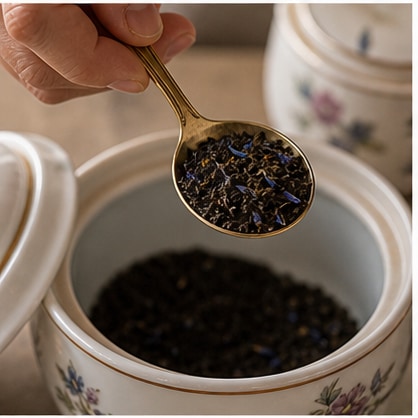 伯爵奶茶步骤1:准备茶底
