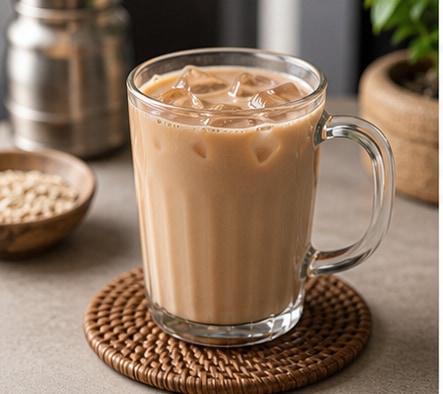 燕麦奶茶 成品图