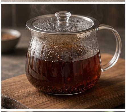 燕麦奶茶步骤2:冲泡或煮茶