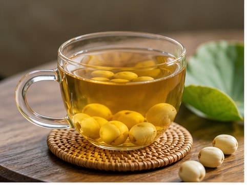 莲子茶 成品图