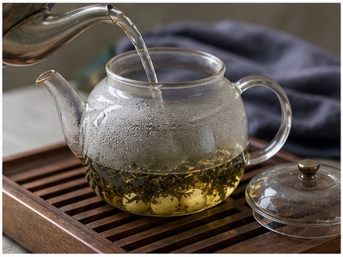 莲子茶步骤2：冲泡或煮茶
